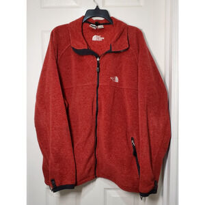 The North Face Men’s XL Polartec Full Zip Fleece Jacket Red Outdoor Warmth